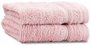 Világos rózsaszín frottír pamut törölköző szett 2 db-os 30x30 cm Zero Twist – Catherine Lansfield