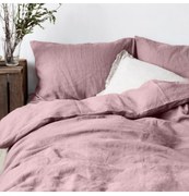 EMI Natúr fáradtrózsaszín lenvászon ágyneműhuzat