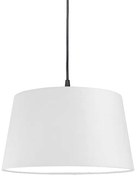 Modern függőlámpa fekete fehér árnyékolóval 45 cm - Pendant