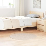 Csúszásgátló Shaggy Szőnyeg Krém 90 x 90 cm PP