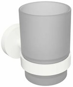 Sapho XR903W X-Round White pohár, tejüveg /fehér