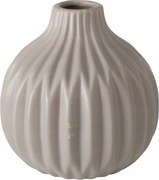 Bézs Kerámia Matt Préselt Váza Ø 10,5 x 11 CM Vízálló