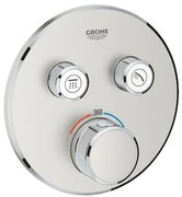 Zuhany csaptelep GROHE Smart Control termosztatikus csapteleppel supersteel 29119DC0