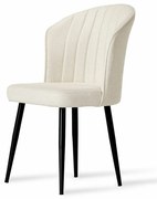 Rubi Cream and Black étkezőszék szett, 2 db