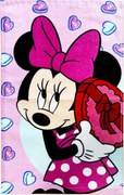 Disney Minnie Bonbon Hearts kéztörlő, arctörlő, törölköző 30x50cm