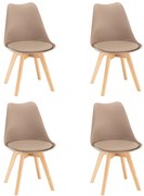 Silla étkezőszék 4 db bézs színben