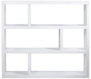 Fehér könyvespolc 120x105 cm Dublin – TemaHome