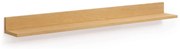 Természetes színű polc tölgyfa dekorral Abilen - Kave Home