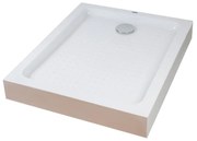 Almagro 80x100x13,5 cm szögletes, téglalap alakú, akril zuhanytálca szifonnal
