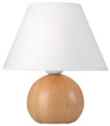 Asztali lámpa JUTA 1xE27 / 60W / 230V tölgy / fehér