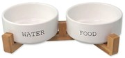 Kerámia tálka szett álvánnyal kutyáknak ø 13 cm Dog Fantasy – Plaček Pet Products