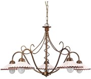 ONLI - Csillár láncon ROSINA 5xE14/6W/230V