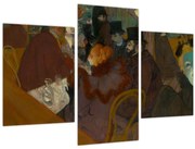 Kép - Henri de Toulouse-Lautrec, At the Moulin Rouge, reprodukciók (90x60 cm)