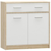 TEYO 2D1S szekrény, fehér