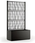 STEFANPLAST ETHICA virágtartó rácsos/rácsos 80cm, sötétszürke