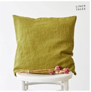 Len párnahuzat 45x45 cm Moss Green – Linen Tales
