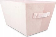 Tárolódoboz Bársonyos rózsaszín 34cm