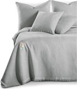 Világosszürke zsenília ágytakaró 220x240 cm Talo – Filumi