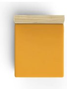 Sárga gumis pamut lepedő 160x200 cm - Mijolnir