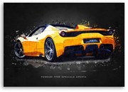 Gario Vászonkép Ferrari 458 Aperta - Gab Fernando Méret: 60 x 40 cm