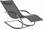 Avenberg Merida kerti hintaszék, fekete, 147 x 63 x 88 cm