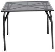ROJAPLAST Kerti asztal fémből 72 x 90 x 90 cm