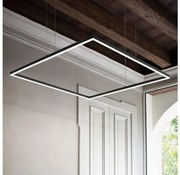 Ideal Lux - ORACLE SLIM LED kábeles csillár LED/33W/230V 3000K 50x50 cm fekete