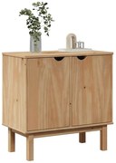 OTTA tömör fenyőfa előszobaszekrény 75 x 40 x 75 cm