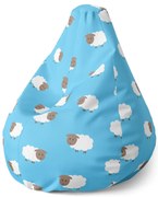 Pear babzsák báránykák - gyerek, kék