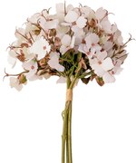 Royal Grape Flower, 35cm magas selyemvirág köteg - Fehér