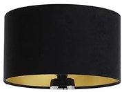 Univerzális STANDART E27 lámpabúra 45 cm fekete/arany