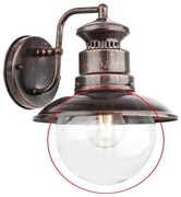 Redo A9046 - Csere lámpabúra fali lámpához és csillárhoz SCOTT átlátszó