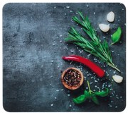 Edzett üveg falvédő tűzhelyhez 50x56 cm Rosemary – Maximex