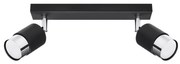 Sollux SL.1065 - Spotlámpa NERO 2xGU10/40W/230V fekete/fényes króm