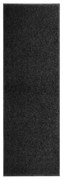 fekete kimosható lábtörlő 60 x 180 cm