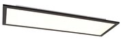 Mennyezeti lámpa fekete 80 cm beépített LED-del és távirányítóval - Live