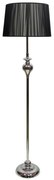 Állólámpa GILLENIA 1xE27/60W/230V fekete
