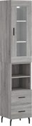 vidaXL szürke sonoma szerelt fa magasszekrény 34,5 x 34 x 180 cm