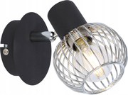 Fali lámpa Candellux fekete, ezüst E14 40 W