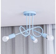 Helam Felületre szerelt csillár OXFORD 3xE27/15W/230V kék W-2016/3 LBL