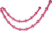 X-MAS girland 180cm , piros/pink