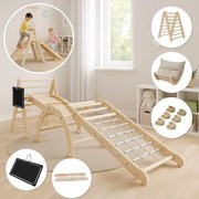 Gyermek mászókészlet 5 az 1-ben beltéri Montessori stílusú