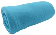 Türkiz fleece takaró 150x200 cm Plain – JAHU collections