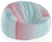 Cocoon babzsák vattacukor, rózsaszín / türkiz