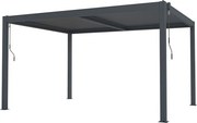 Bioklimatikus pergola G21 Austin 4x3 m, antracit, alumínium (63900801)