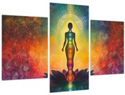Kép - Nő és csakrák (90x60 cm)