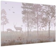 Kép - Monokróm erdő (90x60 cm)