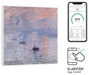 Klarstein Wonderwall Air Art Smart, infravörös hősugárzó, 60 x 60 cm, 350 W, alkalmazás, hegyi út