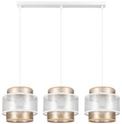 Belis Csillár zsinóron GABI 3xE27/60W/230V arany/fehér BE0799