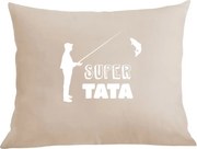 Párna párnahuzat nyomott mintás Tata Horgász